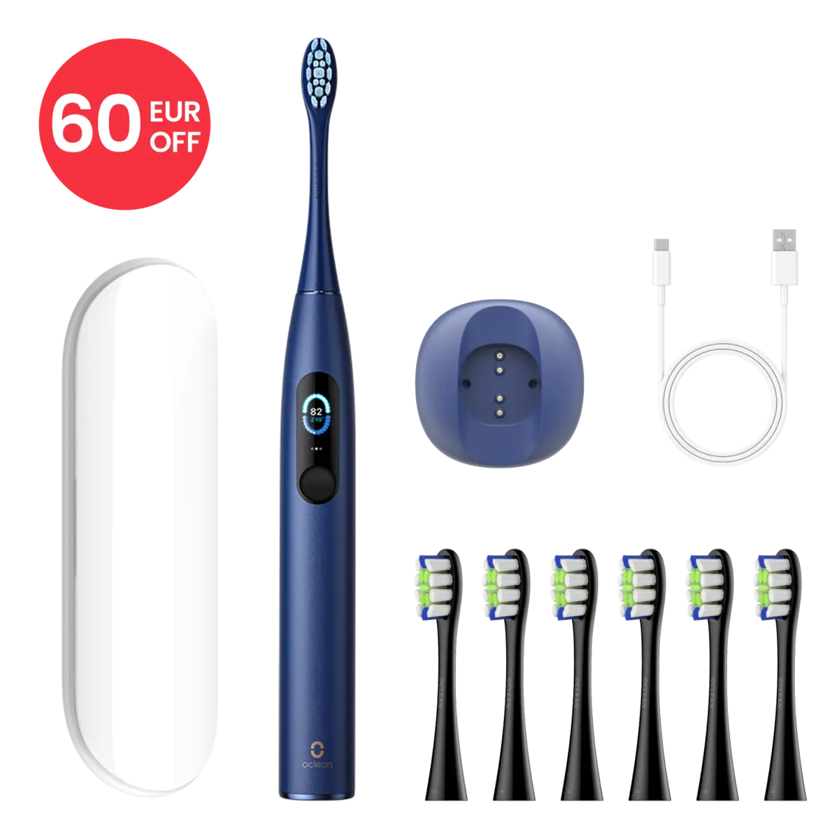 Oclean X Pro Premium Bundle - Sininen 60 EUR OFF